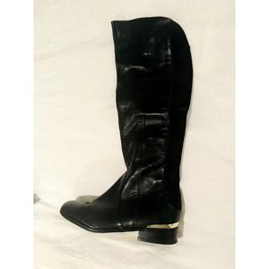 Ann Taylor Womens over the knee leather boots